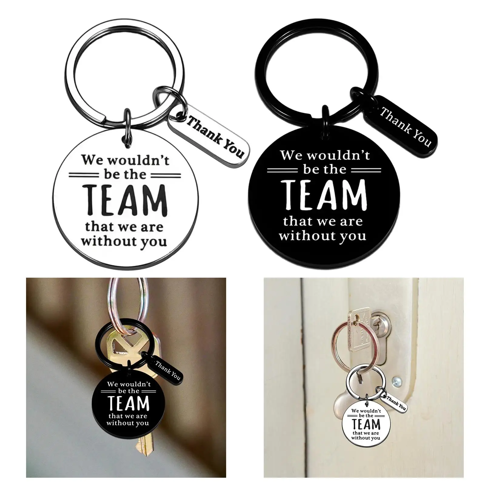 

Coworker Keychain Creative Lightweight Stainless Steel Funny