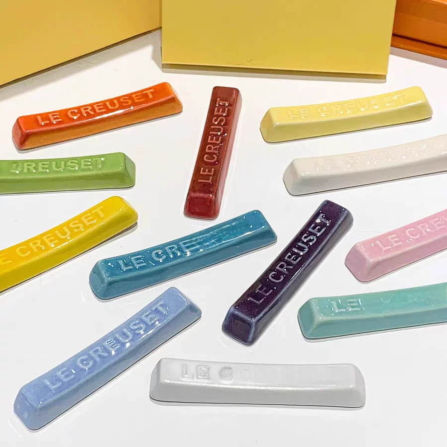 Le Creuset Cerc Chopstis Holder Uso doméstico Utensilios de comedor de alta gama Chopstis Stand Underglaze Color fresco