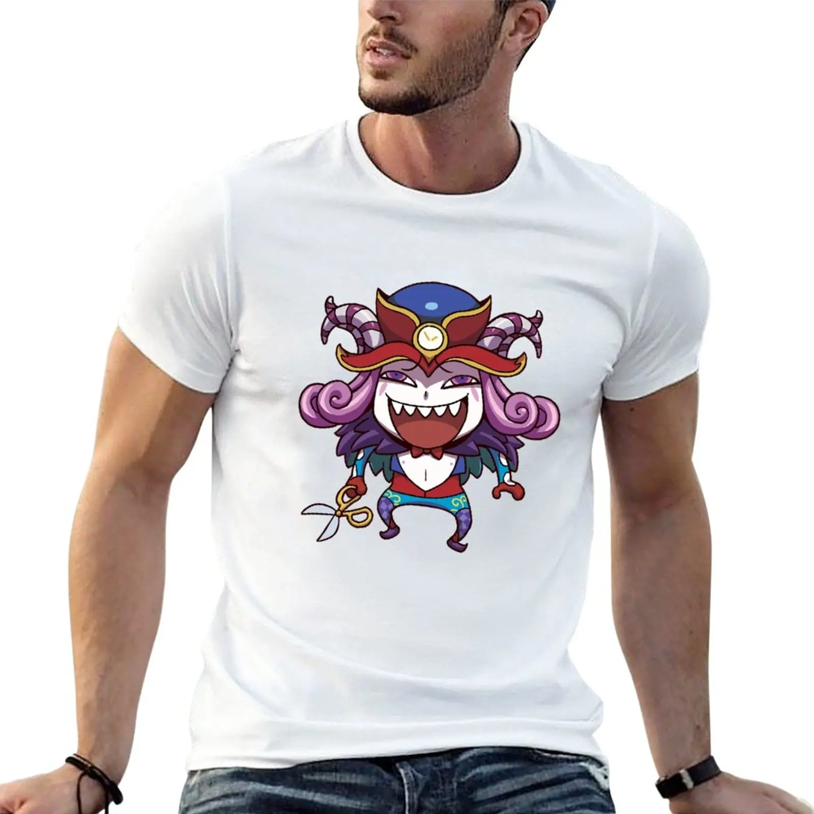 

New Mephistopheles T-Shirt anime clothes blank t shirts T-shirt short men clothes