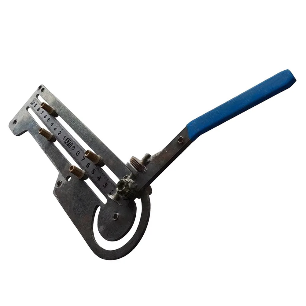 Precision Wire Bender with Fixed 6mm Shaft and Replaceable 19mm Guide Wheel for Controlled Bend Radius and Angle