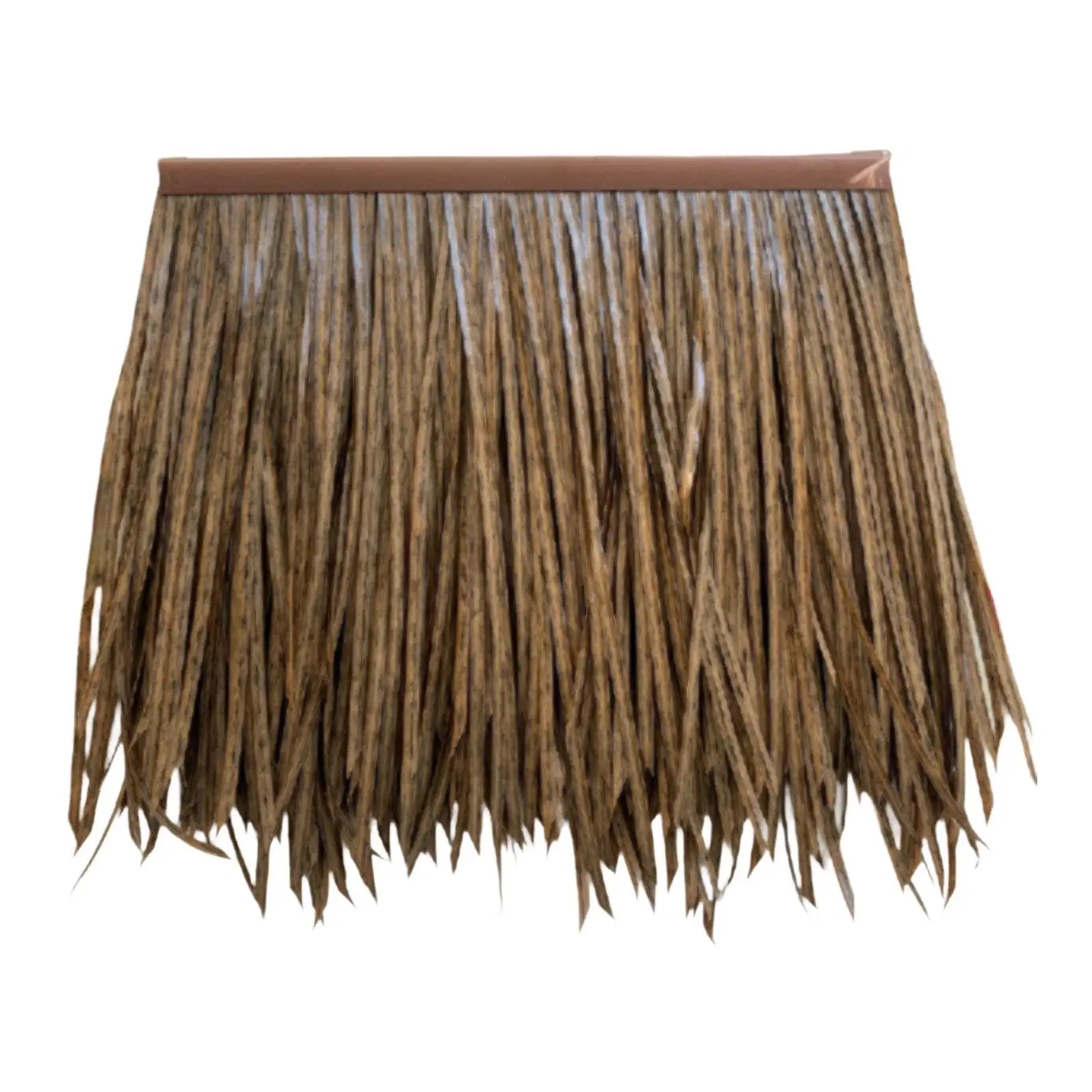 50 سنتيمتر x 50 سنتيمتر لهب القش الاصطناعي سقف القش مادة البولي ايثيلين شريط الزخرفية كوخ العشب