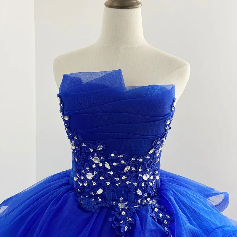 Strapless Party Dresses 15 Quinceanera Dresses 2024 Classic Luxury Ball Gown 11 Colors Prom Dress Quinceanera Gown Customized