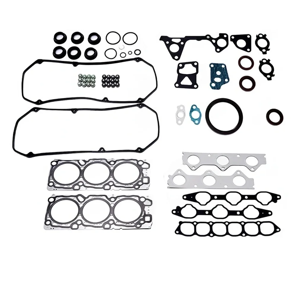 محرك كامل إصلاح مجموعات ربط السيراميك الارضي إعادة بناء مجموعة لميتسوبيشي ديليكا L200 باجيرو 3.0 3.0 L T V6 الغاز 96-06 MD976845 50218600 6G72 #2