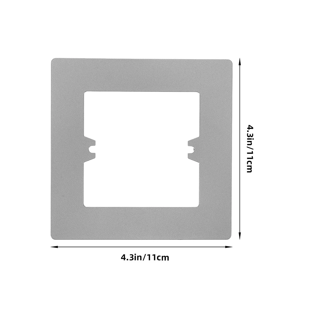 3 قطعة مفتاح الإضاءة الزخرفية المقبس غطاء لوحة الحائط الفجوة إصلاح غطاء المخرج لوحة المخرج الكهربائي لتحسين المنزل