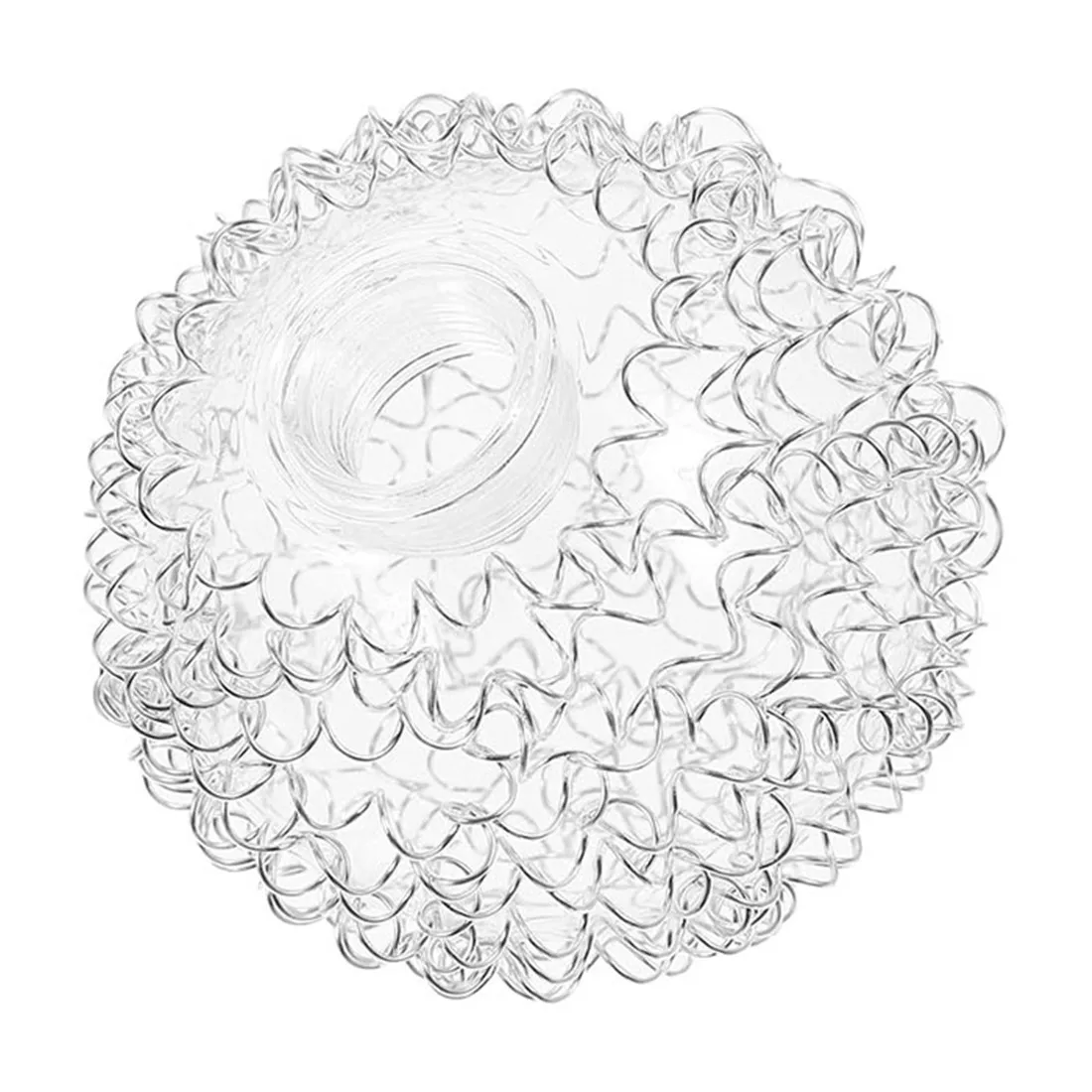 

Clear Glass 20mm Fitter G9 Globe Glass Lamp Shade with Wire, D90mm D110mm Home Decor Threaded Lampshade for Chandelier Desk Lamp