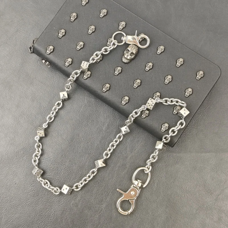 Neue Sommerkollektion 2025, Edelstahl, Minimalismus, Würfel, Hosenkette, modische Männer und Frauen, Luxus-Accessoires für die Taille – Detail 4