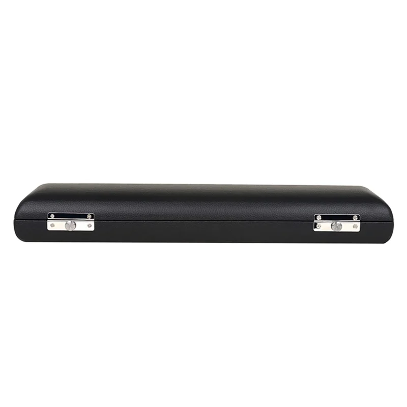 

A99I-16-Hole High-End Flute Bag Black Leather Flute Bag Flute Box Flute PVC Leather Box Set Woodwind Instrument Supplies