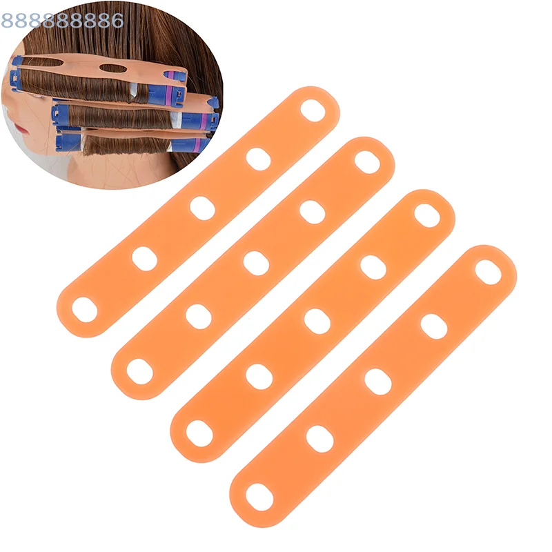 [B]20Pcs Barber Shop Perm Band Hair Perm Rods Hair Rollers Cold Wave Rods With Elastic Rubber Band Professional Styling Tools