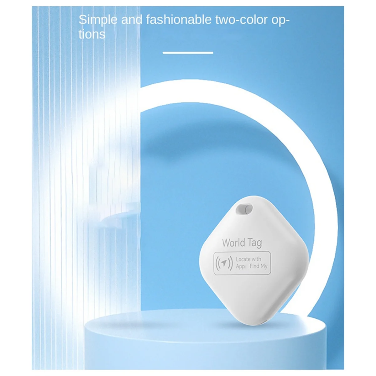 Mini GPS Tracker Smart Tag pour IOS, Find My Andrea Global Locator, Anti-Lost Finder, Car Pet, prédire Wallet