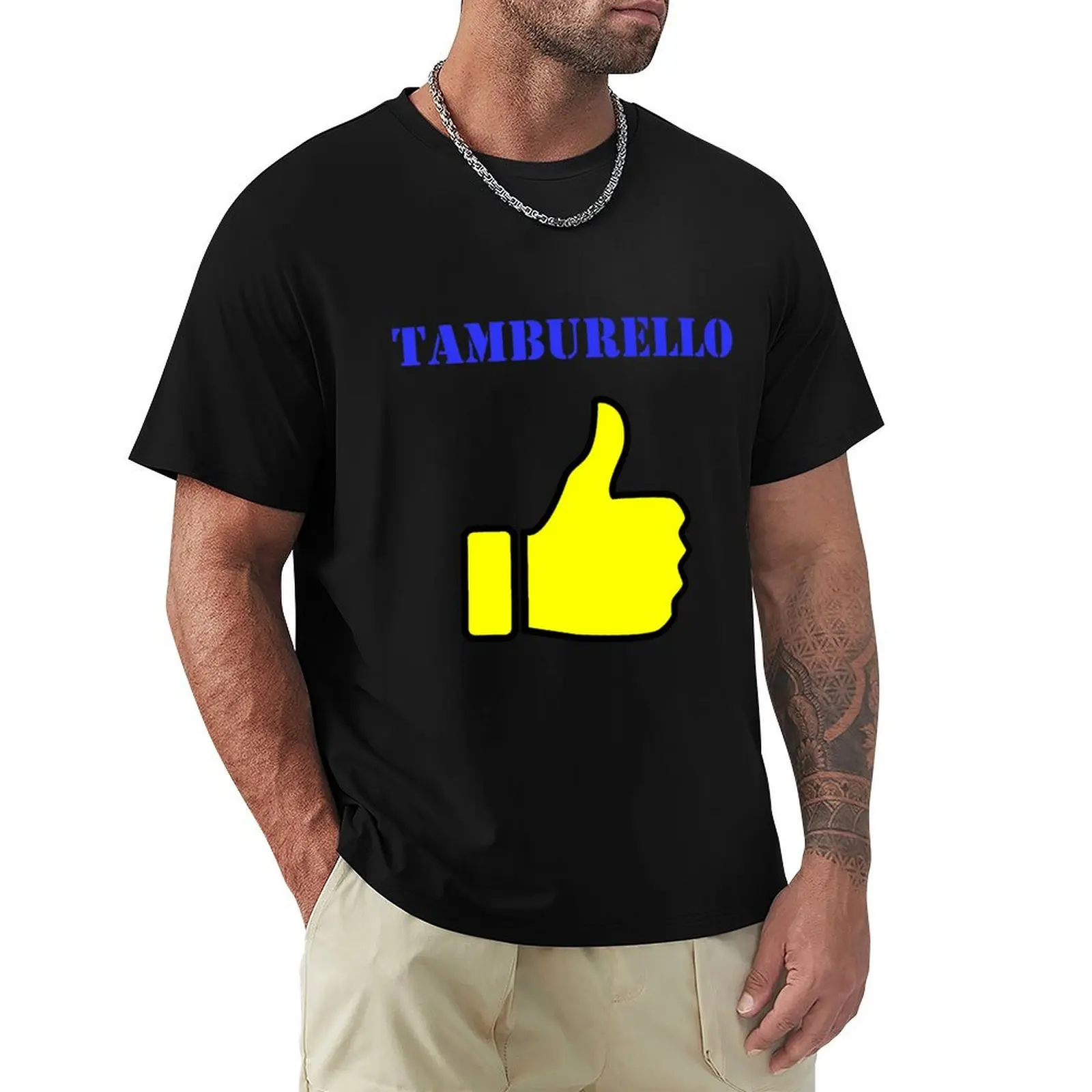 Tamburello - Thumbs up T-Shirt vintage Aesthetic clothing anime plain white t shirts men