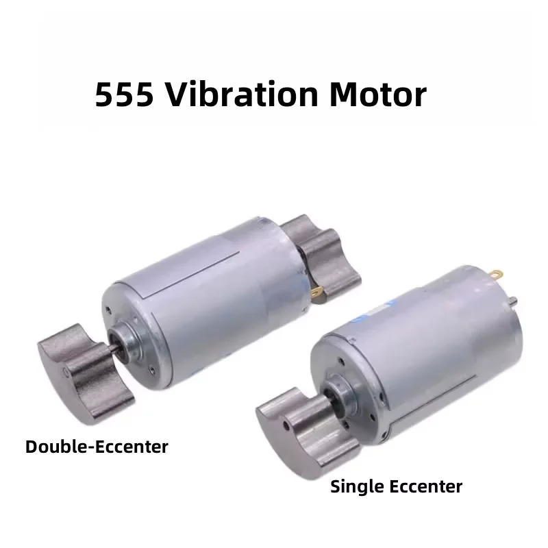 

DC 24V12V 555 Vibration Motor For Massager Vibrating Floor High Frequency Fan-shaped Gear Powerful Vibrator DIY Model