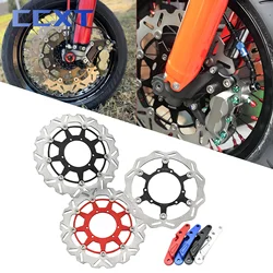 フロントフローティングブレーキディスク,キャリパーアダプターブラケット,260mm, 320mm,ホンダCR 125, 250, CRF,250r,450r,250x,450x,2002-2021, 2022に適しています