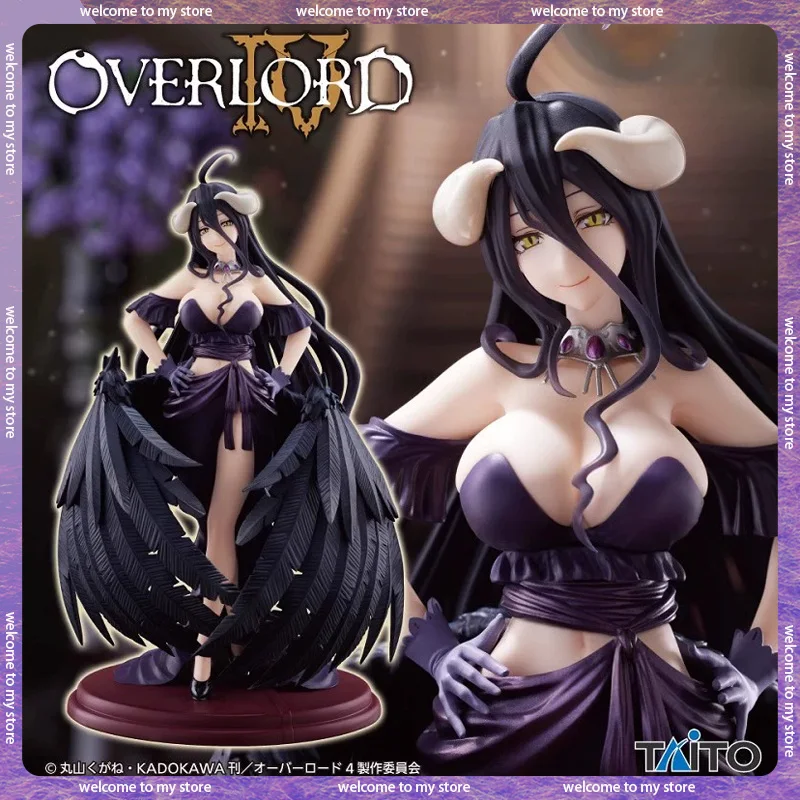 

Overlord Anime Figure 20cm Albedo Black Dress Action Figure Pvc Model Gk Statue Collectible Toy Desk Decoration Doll Gift