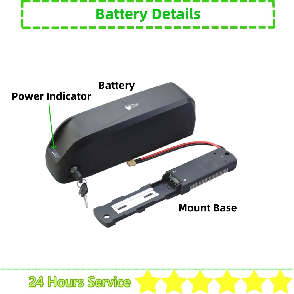 60V 72V Down Tube Ebike Battery Hailong Max G80 60V 15Ah 17.5Ah 72V 10.4Ah 14Ah 15Ah 1000W 1200W 1500W 2000W E-bike Battery