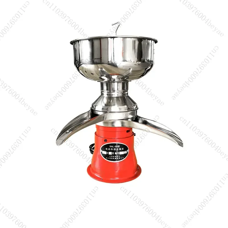 Large-capacity commercial electric milk skimmer, foreign trade hot-selling 304 stainless steel centrifugal
