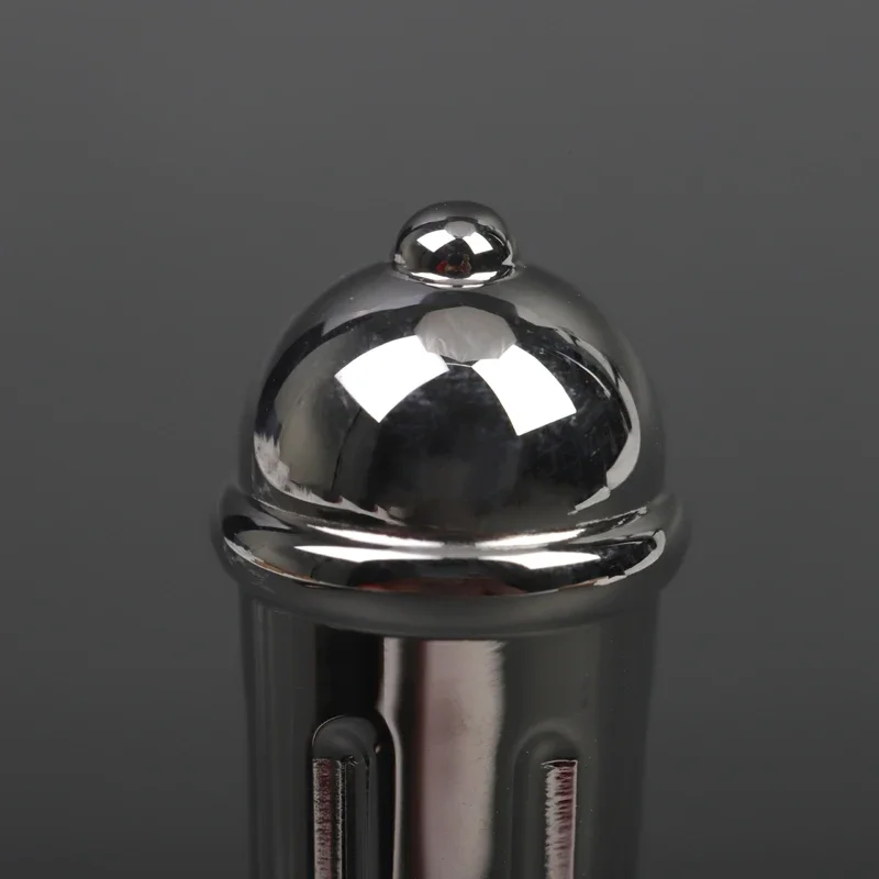 Yaqi Teardrop Polished Stainless Steel Men Safety Razor Handle 8-14.7mm Diameter And 90mm Handle Length Male Shaving Companion