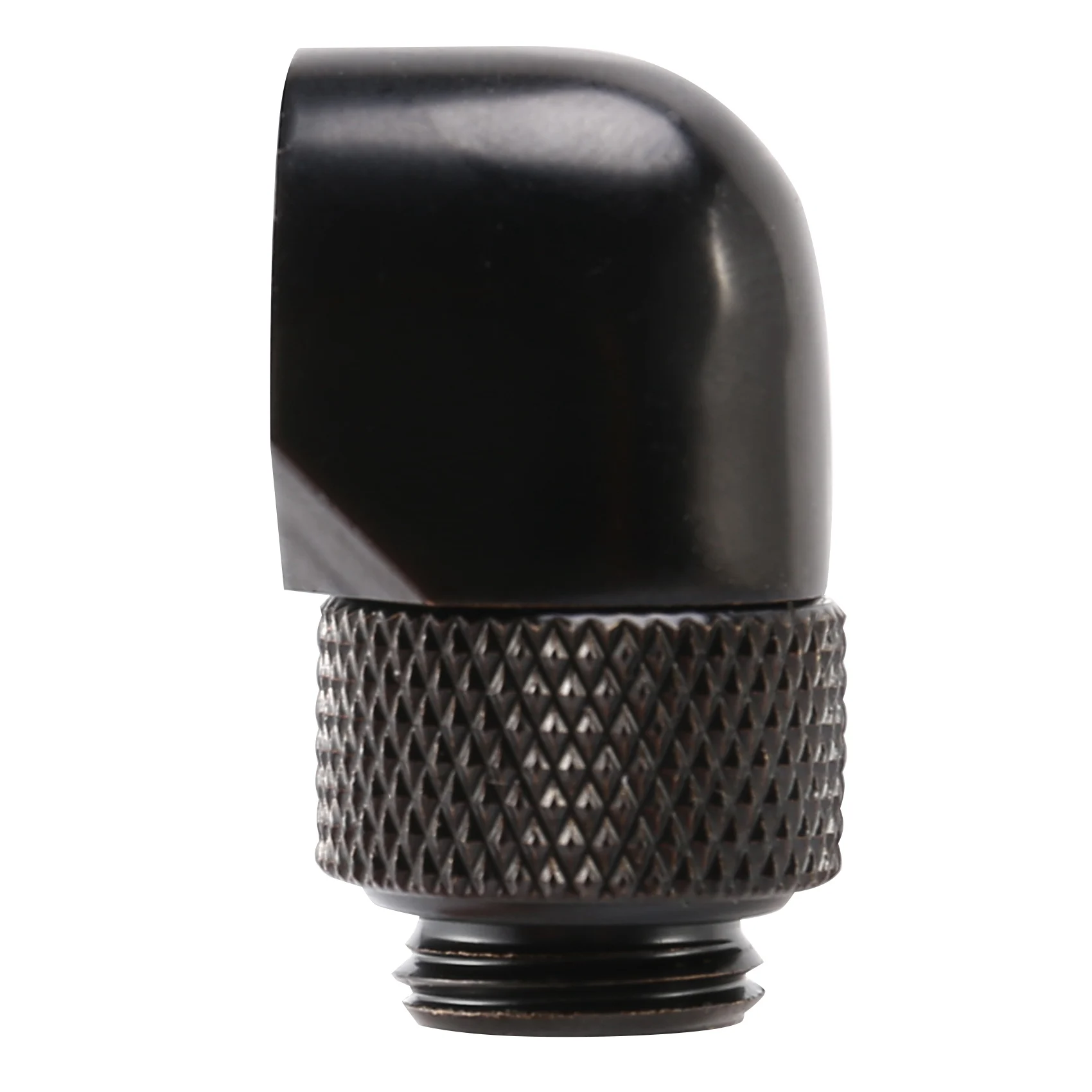 Conector de tubo giratorio de 90 grados con rosca G1/4 de 12,9 Mm para refrigeración por agua de Pc-PZZW