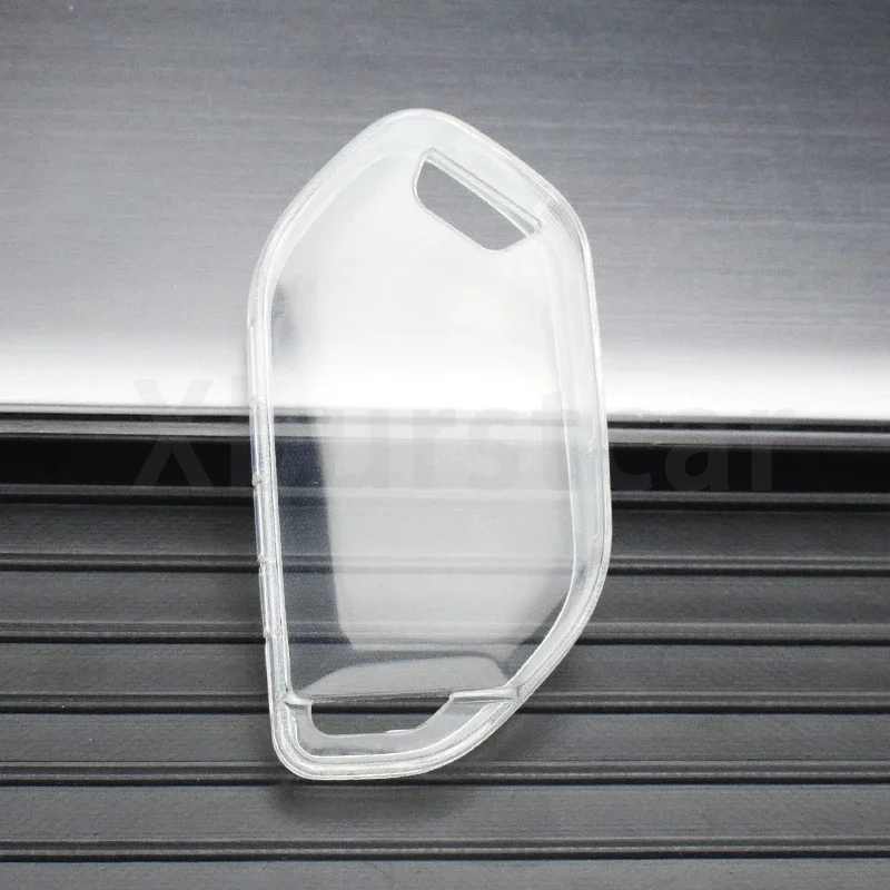 Auto Shell Fob For 2024 Kia Picanto EV9 Sorento MQ4 Carnival KA4 Morning K5 Carens RIO Seltos Transparent TPU Car Key Case Cover
