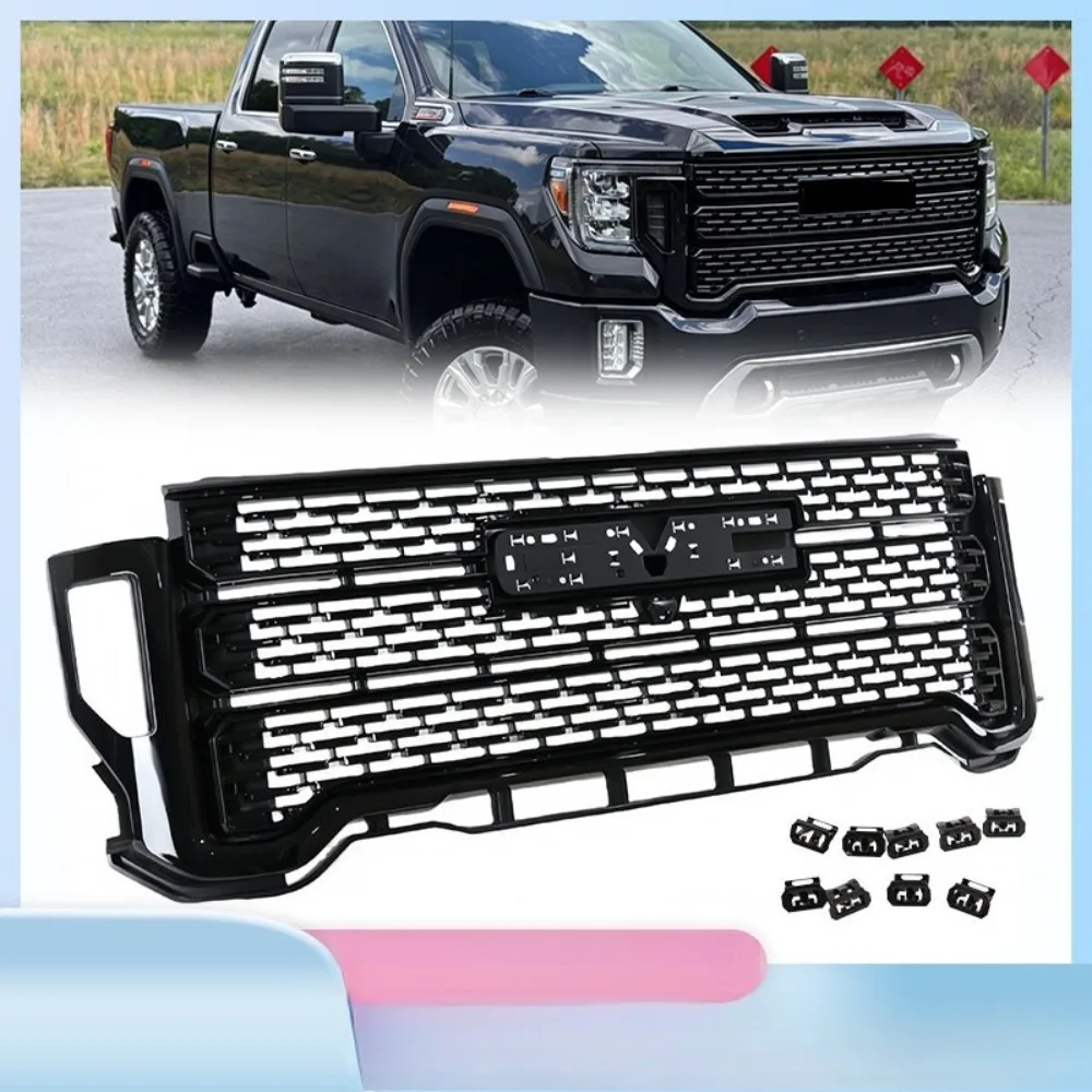 

Fit For 2020-2023 GMC Sierra 2500 HD 3500 HD Denali Front Bumper Grille 84656390