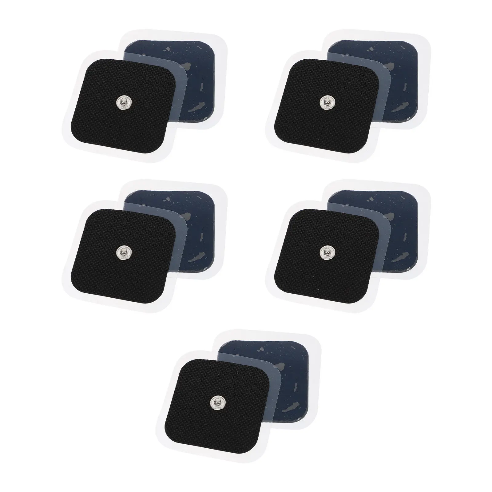 

10 гибких электродных массажных патчей без латекса для физиотерапии, портативный набор