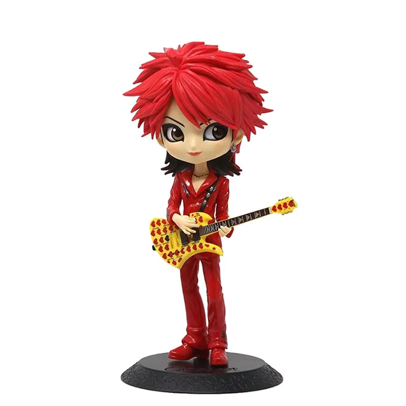 In Stock Bandai Original QPOSKET Rock Singer XJapan Guitar Player Matsumoto Hideto Action Figure Model Children's Gifts