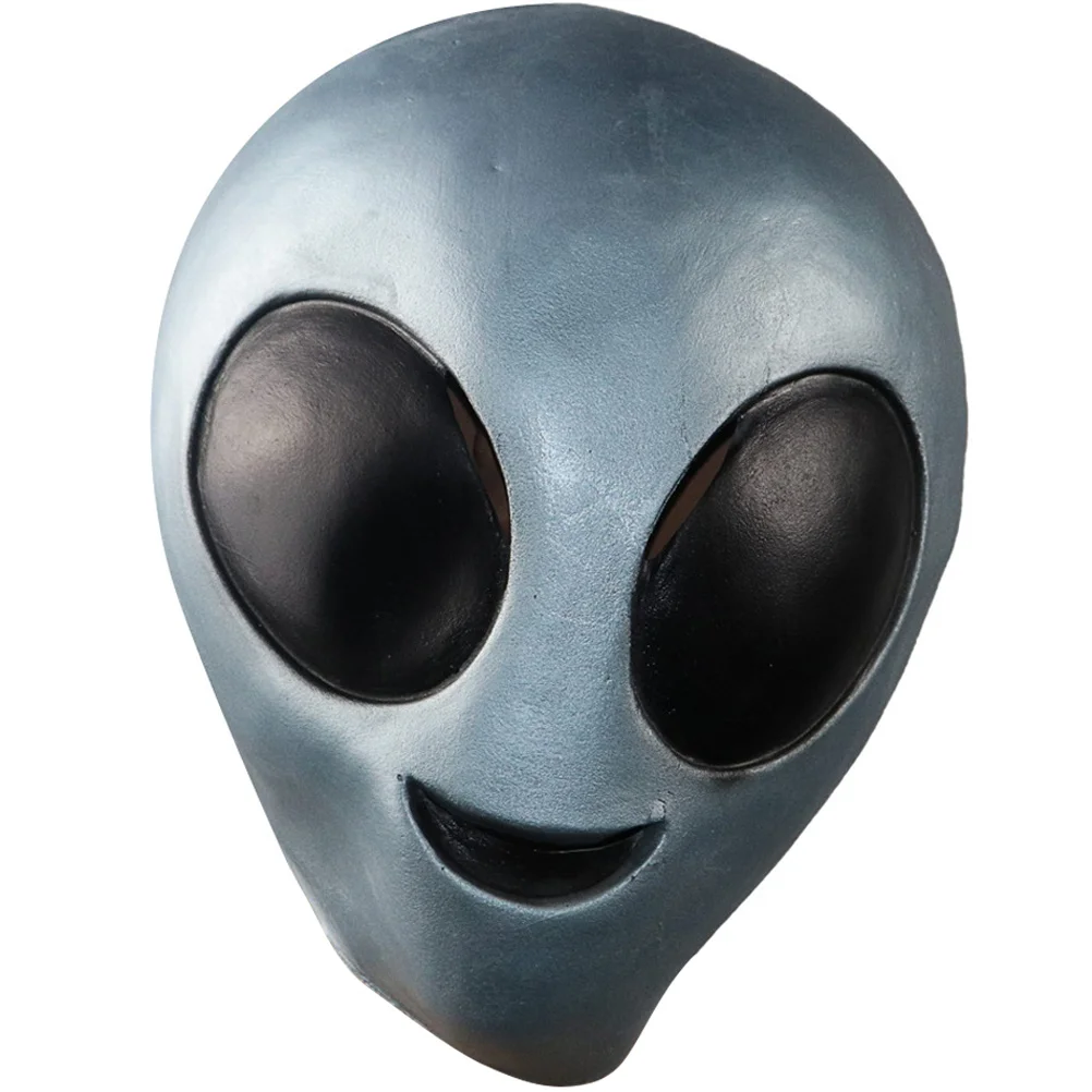 Outfits Halloween Partyzubehör Alien Cosplay Gruselig Dekorieren Kostüm Kopfbedeckung Dekorativer Mann