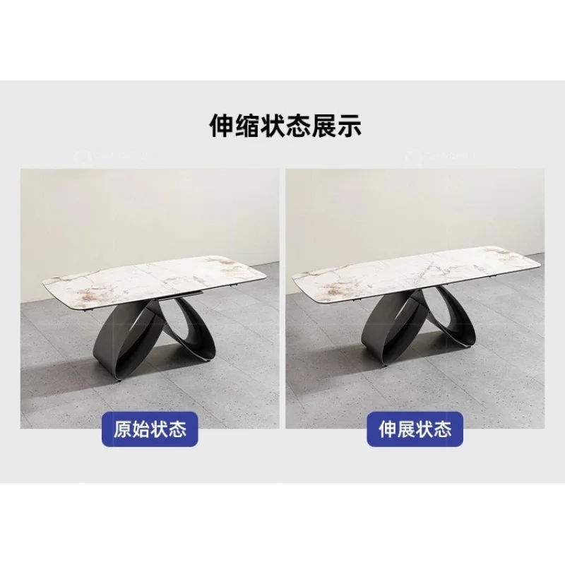 

high quality Folding telc modern ple small apartment rectangular dining tle