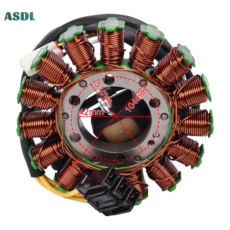 Generator Magneto Stator Coil for Honda Motorcycle CBR1000RR 2014 2015 CBR1000S 3AC 2014 2015 2016 CBR1000RS AC 31120-MGP-D61