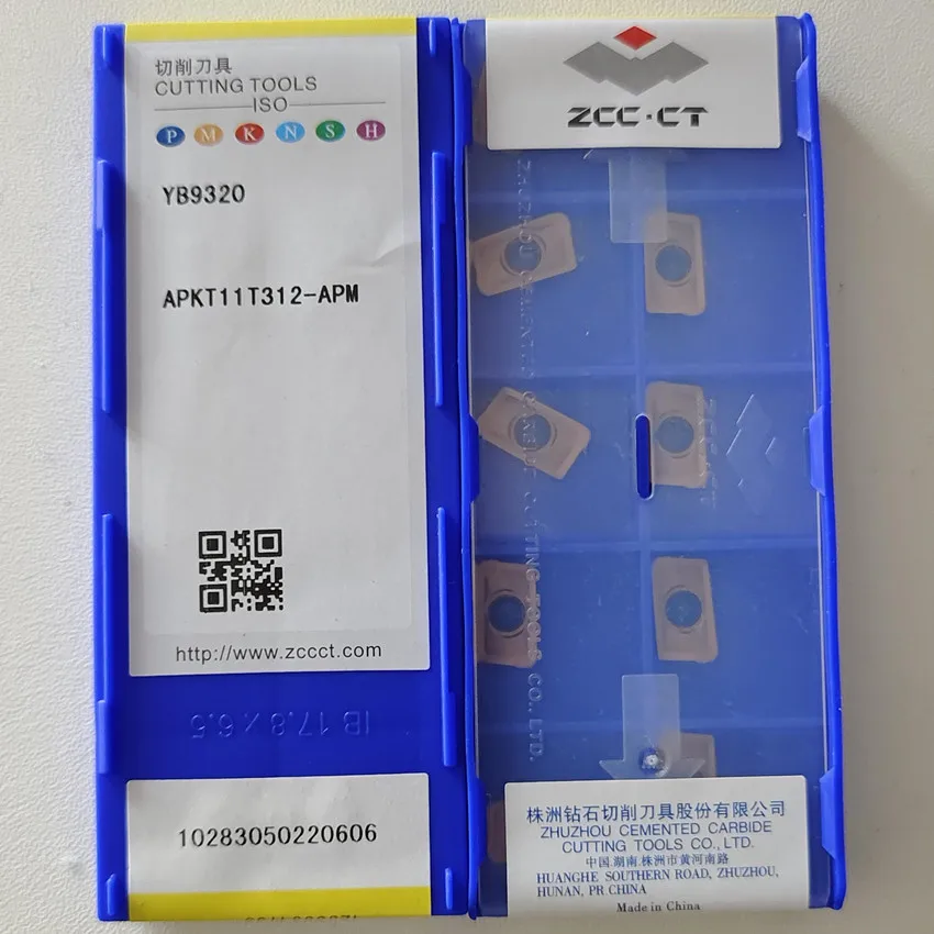 

APKT11T312-APM YB9320 APKT11T312-APM APKT11T312 ZCC.CT CNC blade carbide insert Milling inserts For Steel, Stainless steel