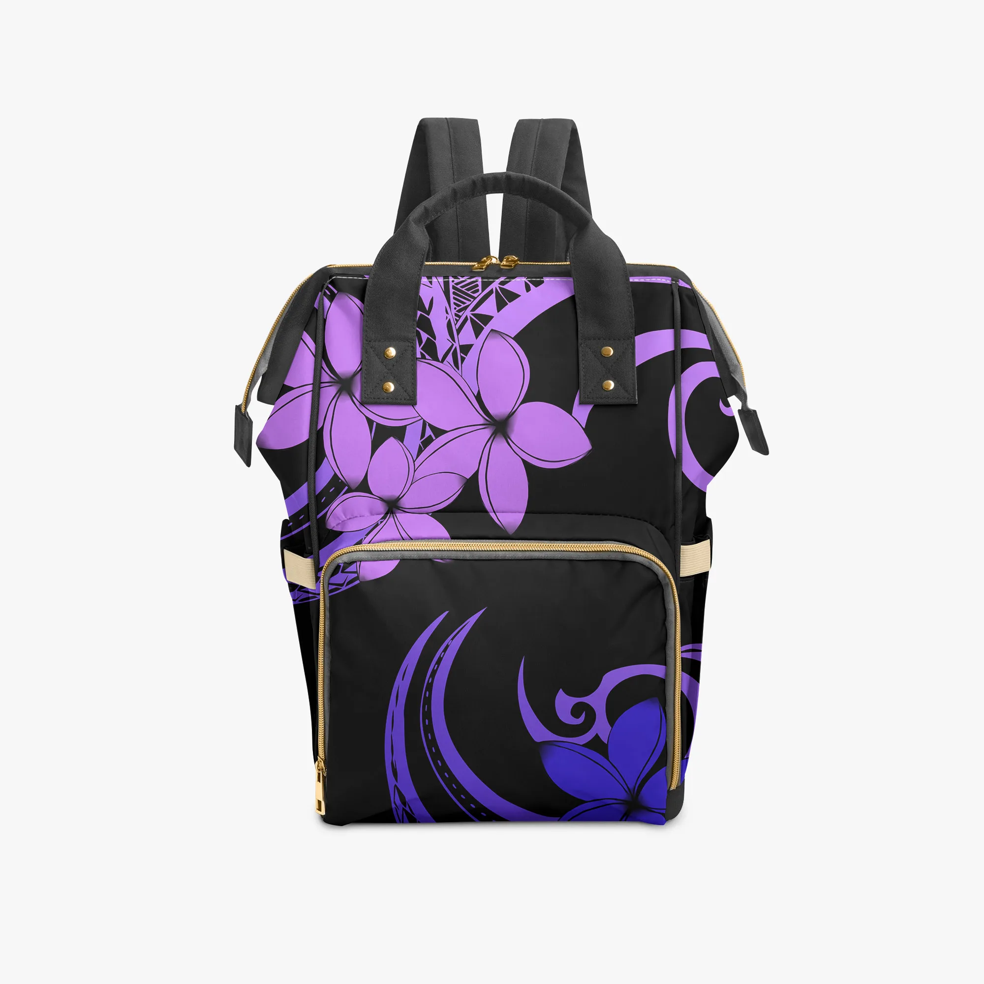 

Samoa Fiji Hawaiian Island Tribal Design Canvas Backpack Polynesian Mommy Bag Casual Large-Capacity Backpack 2025 New