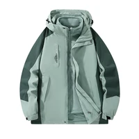 Men Woman Windbreaker 3 in 1 Casual Winter Parkas Jacket Male Outdoor