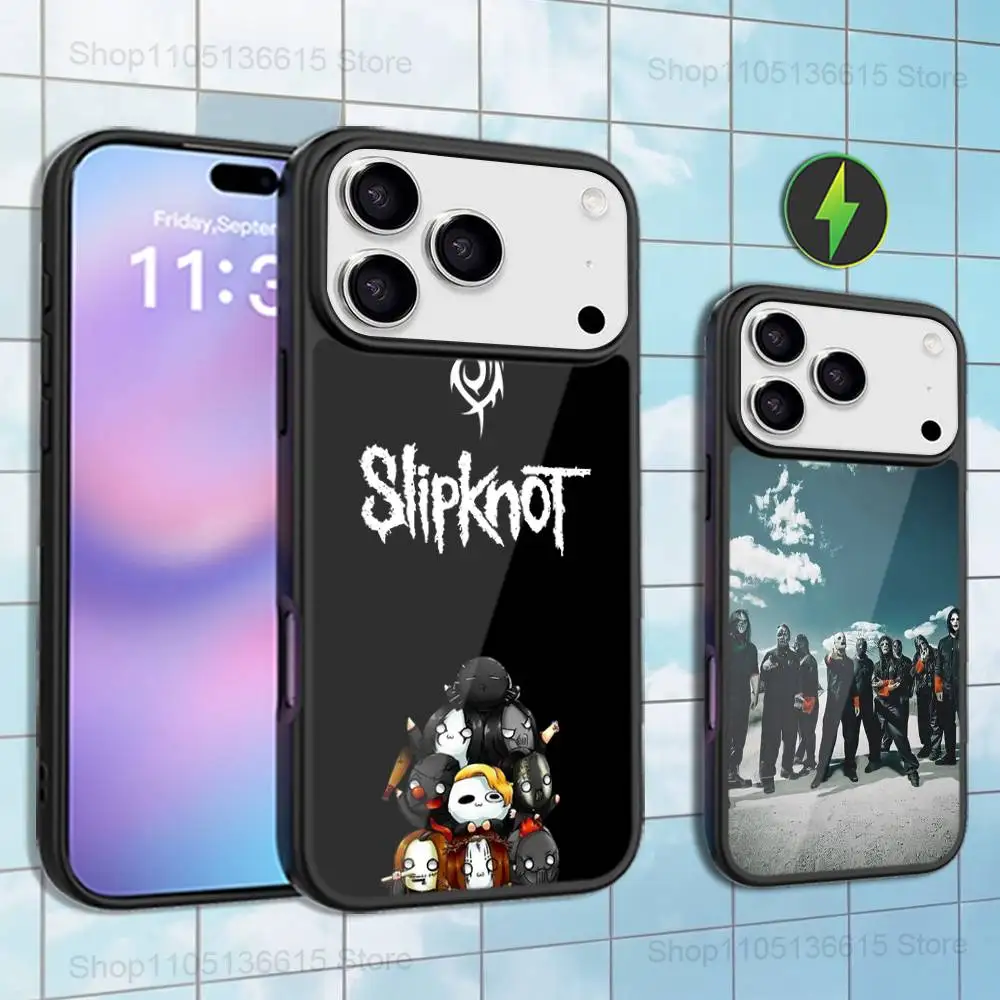 

Rock Band S-Slipknot-es Phone Case For iPhone 16,15,17,14,13,12,11,Pro,Max,Plus,Mini,Magsafe,Magnetic Wireless Charging Case