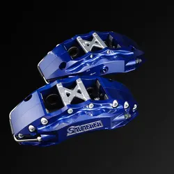 Aluminum alloy anodized 4/6 piston front wheel red brake calipers, suitable for all PORSCHE models, 4/6 piston large brake kits