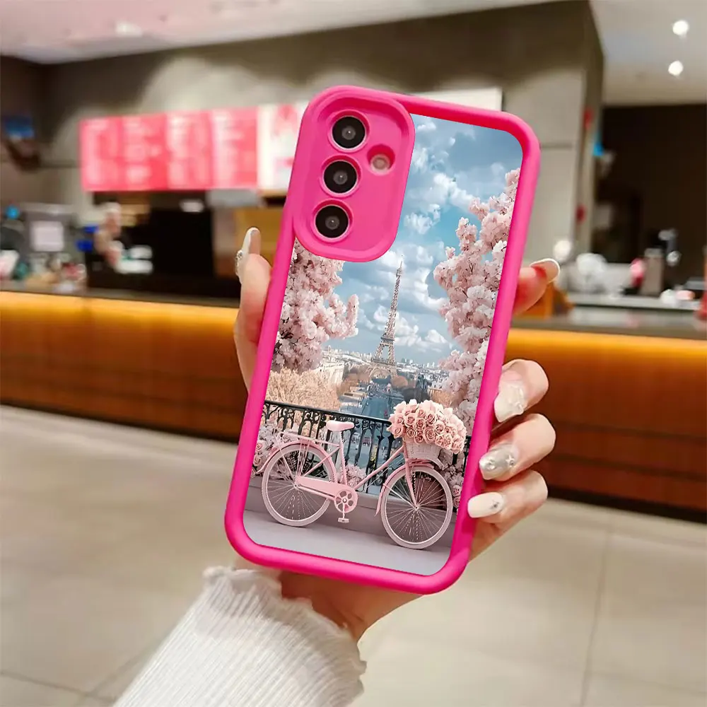 French Landscape Phone Case For Samsung Galaxy A73 A72 A71 A56 A55 A54 A53 A51 A36 A35 A34 A52 A50 A30 S 4G 5G Silicone Cover view 6