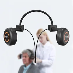 Hearing Test Device Portable Audiometer Headphone Sound Field Medical Head Mounted Sound Stage Voice Check Hearing Examinations