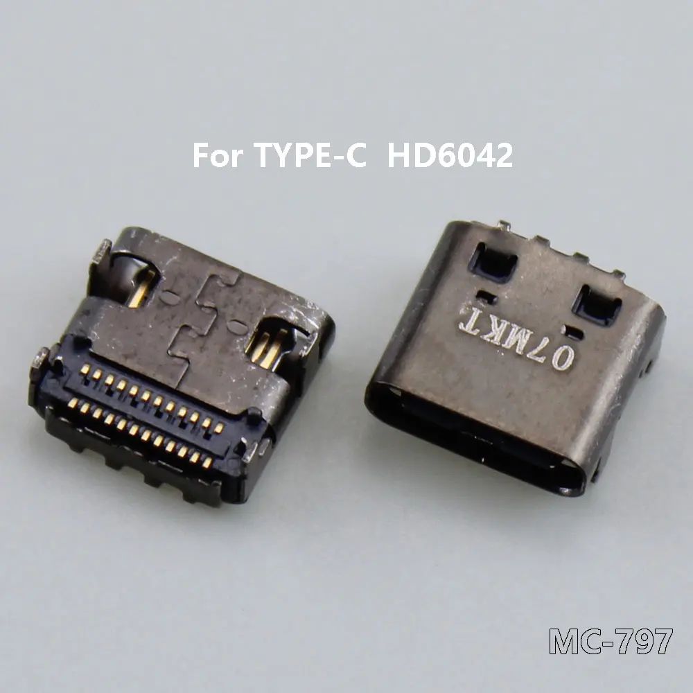 

10 Pcs Micro USB Type-C Connector Jack For Dock Lenovo X1 Yoga 2nd ASUS T303 Dell 7389 charging port DC power Replacement Repair