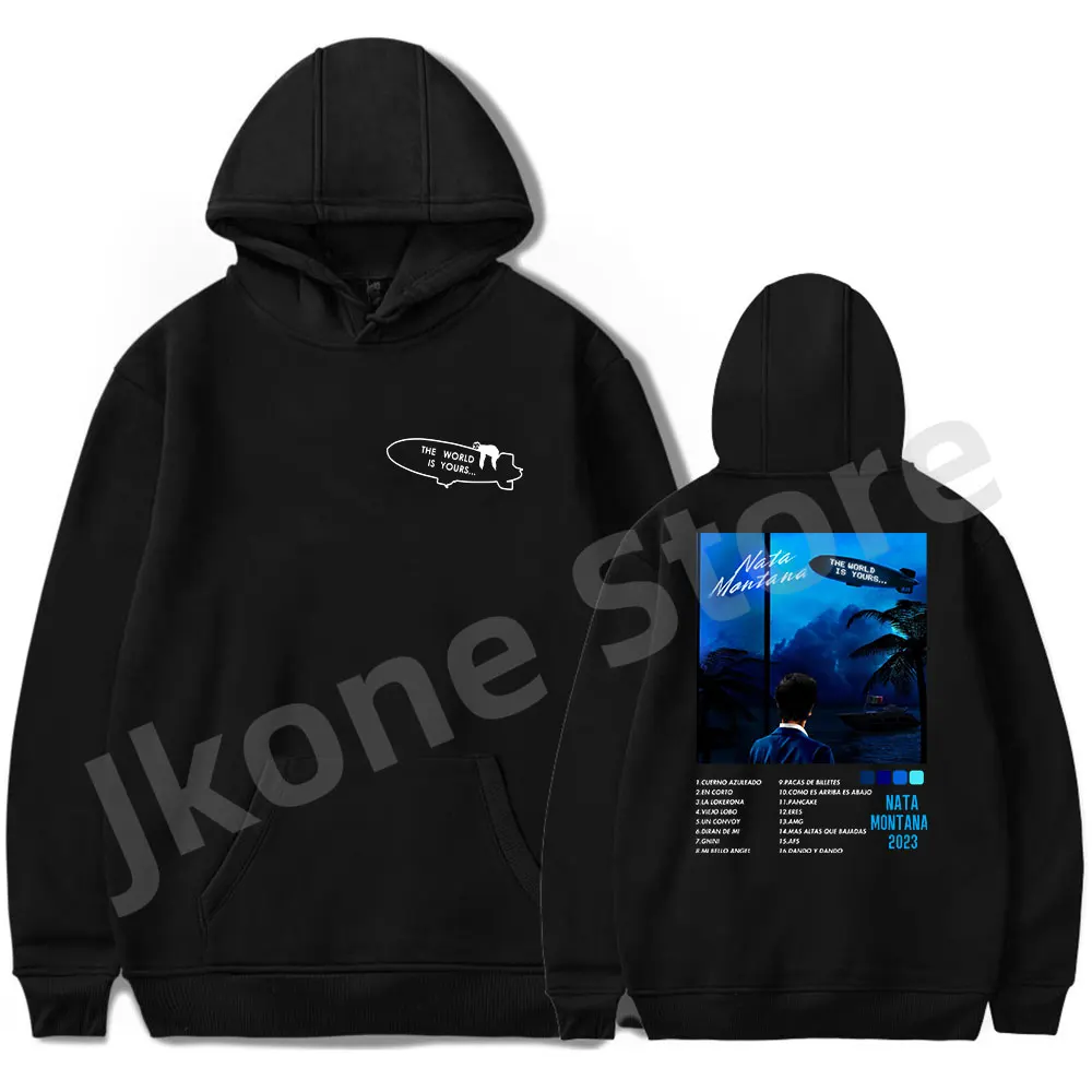 

Natanael Cano Tour Hoodies Nata Montana Album Merch Women Men Fashion Casual Streetwear Sweatshirts