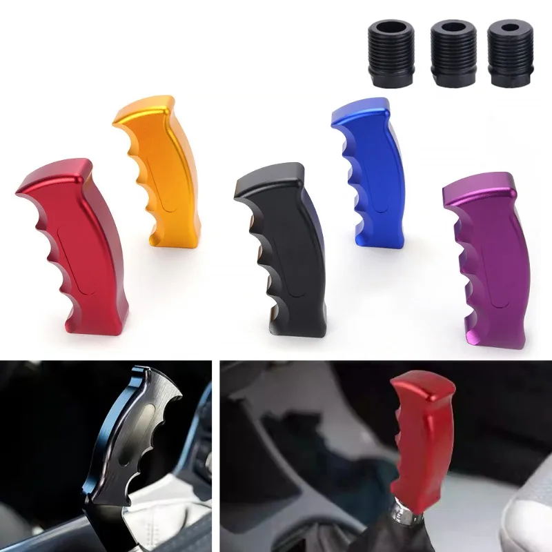 Car Modification Parts Aluminum Alloy Knife Handle Shift Knob Custom Gear Shifter with 4 Adapters Universal Fit
