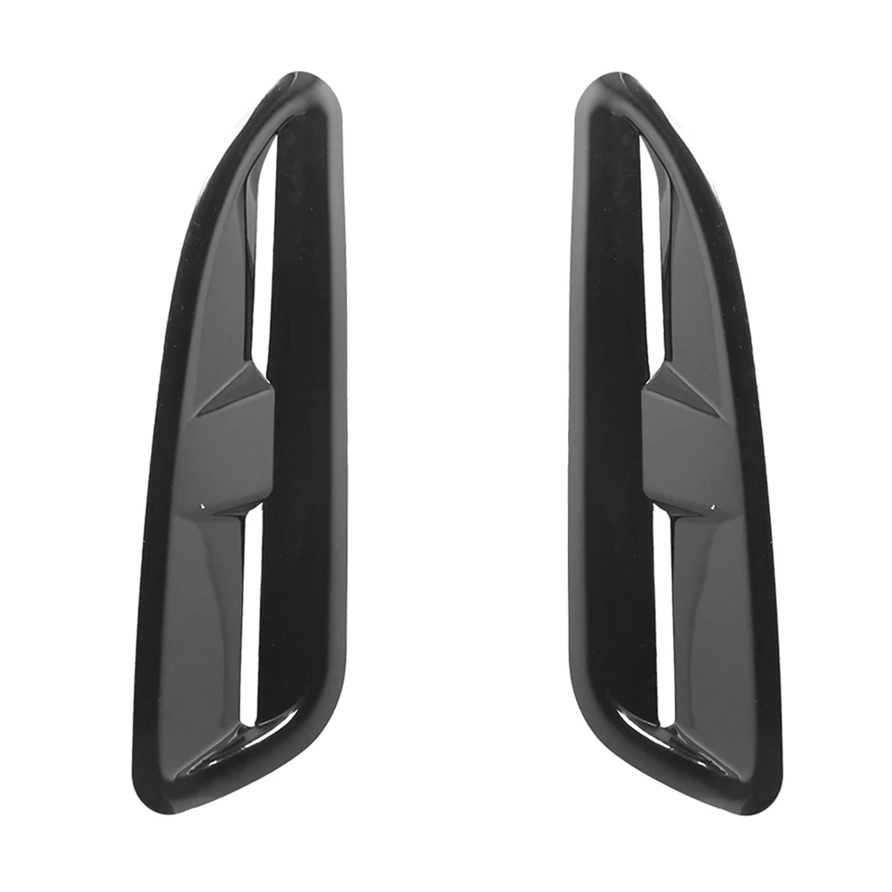 

Universal Car Decoration Black Air Flow Vents Strip Non Drilling Stylish Supplies Car Bonnet Accessories Engine Piece
