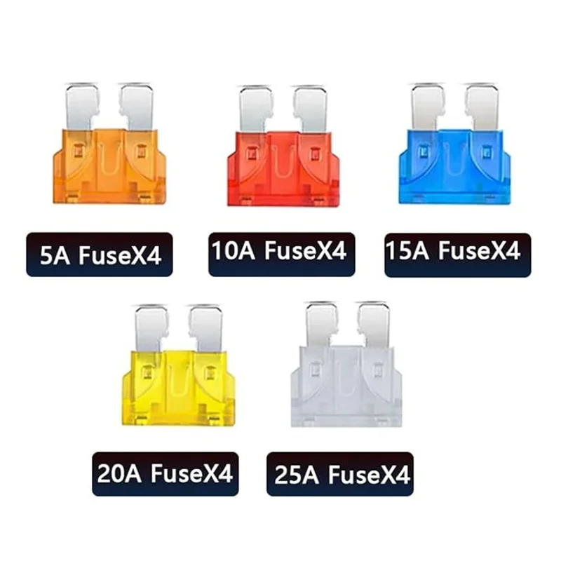 

20-контактный блок предохранителей с лезвием, 16-контурный держатель предохранителя, панель предохранителя постоянного тока с заземлением и крышкой для автомобиля, лодки, морского трайка, грузовика