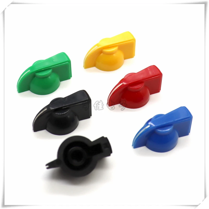 5PCS Beak-shaped Plastic Flower Knob Potentiometer Band Switch Panel Adjustment Cap Knob Cap Flower Hole 6mm