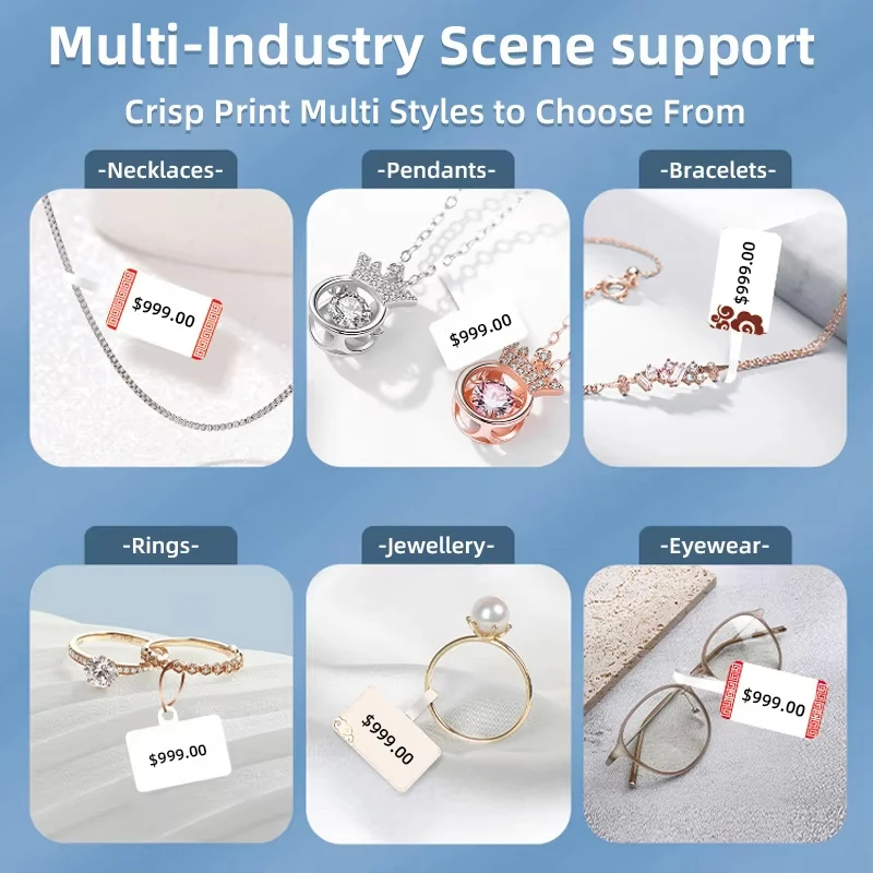 Niimbot B1 Mini Label Printer Jewelry Price Label Sickers  Multi-coloured jewellery cables For Commercial Marking Prices B21/B3S