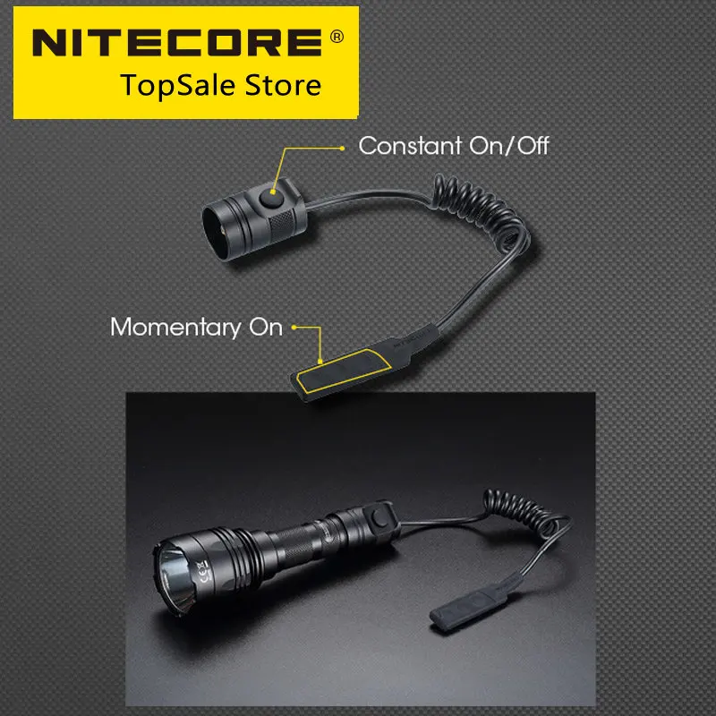 

NITECORE RSW3 Tactical Remote Switch Rear Mount Portable Lighting Accessories for Flashlight NEW P30, P12 MH12S MH25S