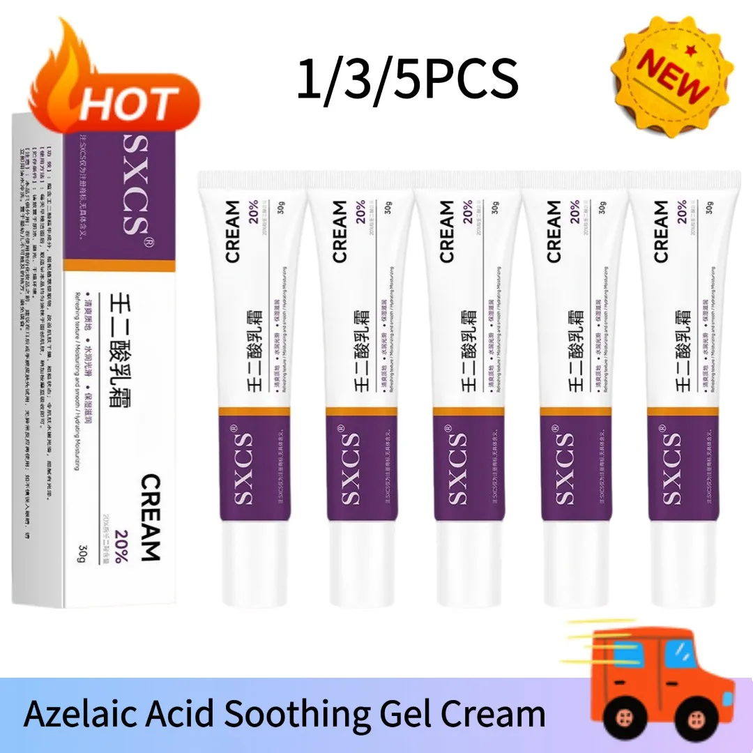 Azelaic Acid Soothing Gel Cream Repair Acne Improve Blackheads Serum Shrinks Pores Rejuvenate Cream Skin Care Moisturizer New