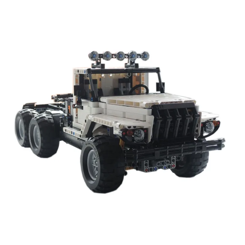 

Модель строительного блока MOC-13437 RC Electric Truck 6x6 в сборе • 1342 деталей, строительные блоки для мальчиков, подарок на день рождения, игрушка