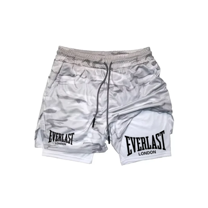Men's Anime Hunter x Hunter Gym Shorts Bilayer 2-in-1 Breathable Quick-drying Absorb Sweat Sports Short Gym Jogging Pants df0591