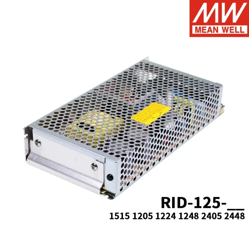 Блок питания MEAN WELL RID-125 RID-125-1205 RID-125-1224 RID-125-1248 RID-125-2405 RID-125-2448 RID-125-1515
