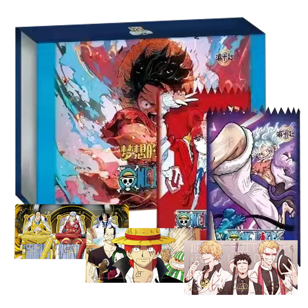 

Wholesale One Piece Collection Cards for Boys Girls Adventure Anime Protagonist Limited Edition Inlaid Card Booster Box Toy Gift