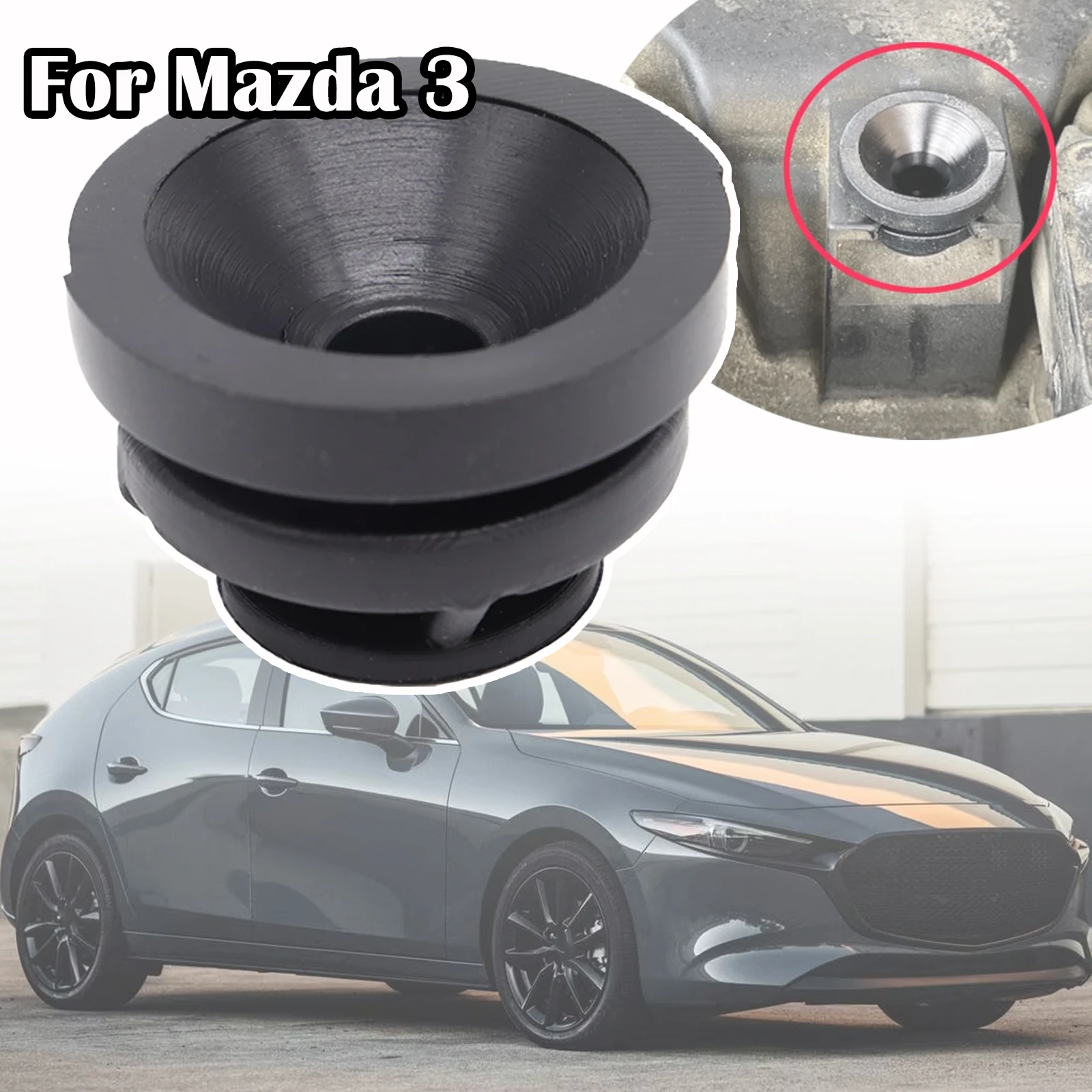 

For Mazda3 BM BP Axela Engine Cover Insulator Rubber Grommet Mount Sleeve Replacement 2014 2015 2016 2017 2018 2019 2020 2021