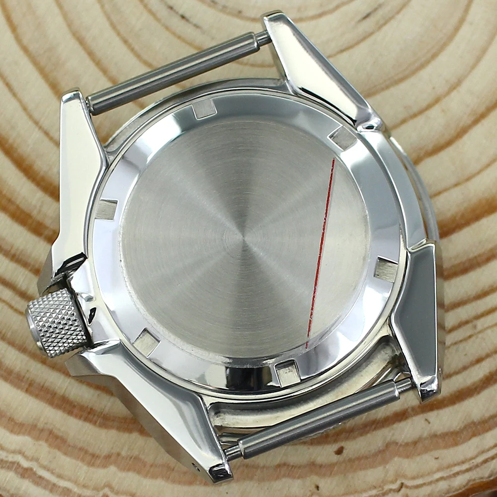 Caja de buceo para reloj de lujo, compatible con movimiento automático 4R35 4R36 NH35 NH36, resistente al agua, de acero inoxidable para la serie PROSPEX King Samurai